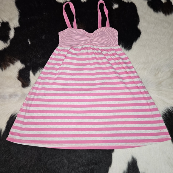 PINK Victoria's Secret Tops - PINK Victoria's Secret Pink and White Striped Tank Top